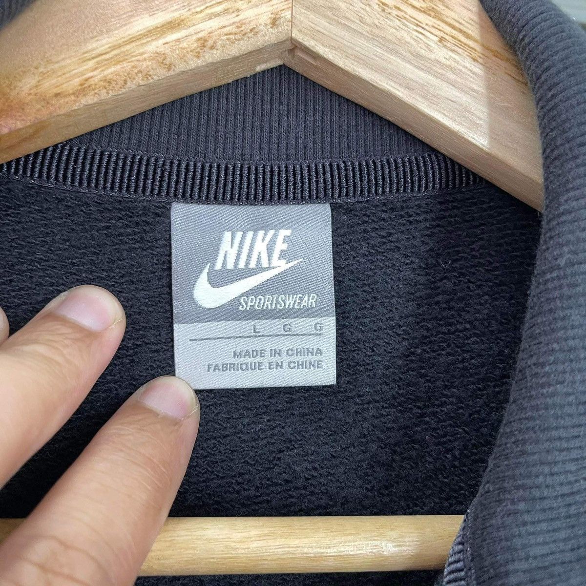 Nike × Vintage Vintage Nike Embroidered Small Logo Fullzip Sweater Size US S / EU 44-46 / 1 - 10 Thumbnail