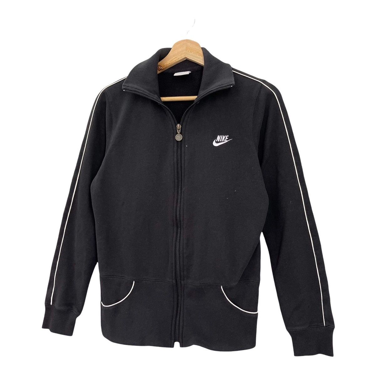 Nike × Vintage Vintage Nike Embroidered Small Logo Fullzip Sweater Size US S / EU 44-46 / 1 - 3 Thumbnail
