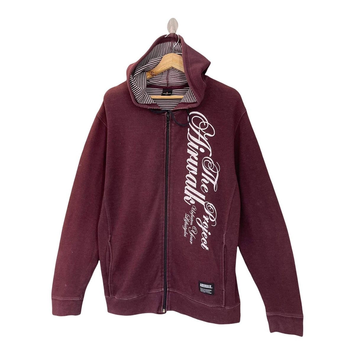 Airwalk Vintage Airwalk Big Logo Fullzip Hoodie Size M Size US M / EU 48-50 / 2 - 3 Thumbnail