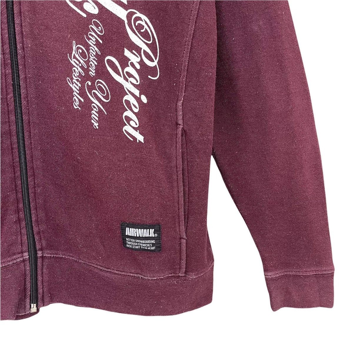 Airwalk Vintage Airwalk Big Logo Fullzip Hoodie Size M Size US M / EU 48-50 / 2 - 5 Thumbnail