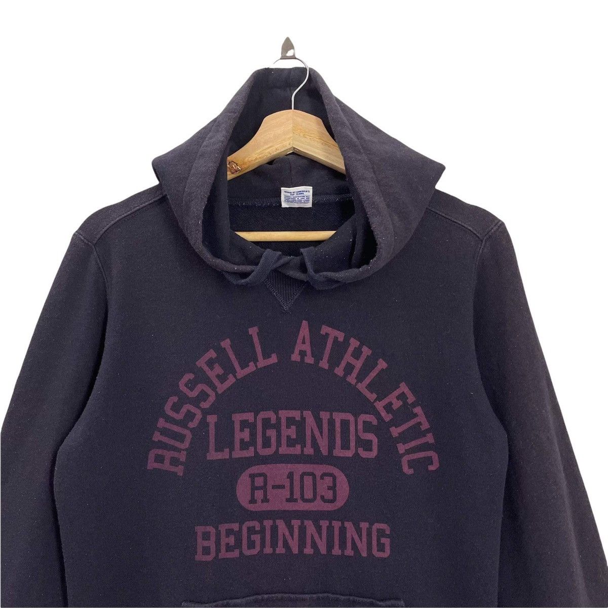 Russell Athletic × Vintage Vintage Russell Athletic Big Logo Pullover Hoodies Size S Size US S / EU 44-46 / 1 - 4 Thumbnail
