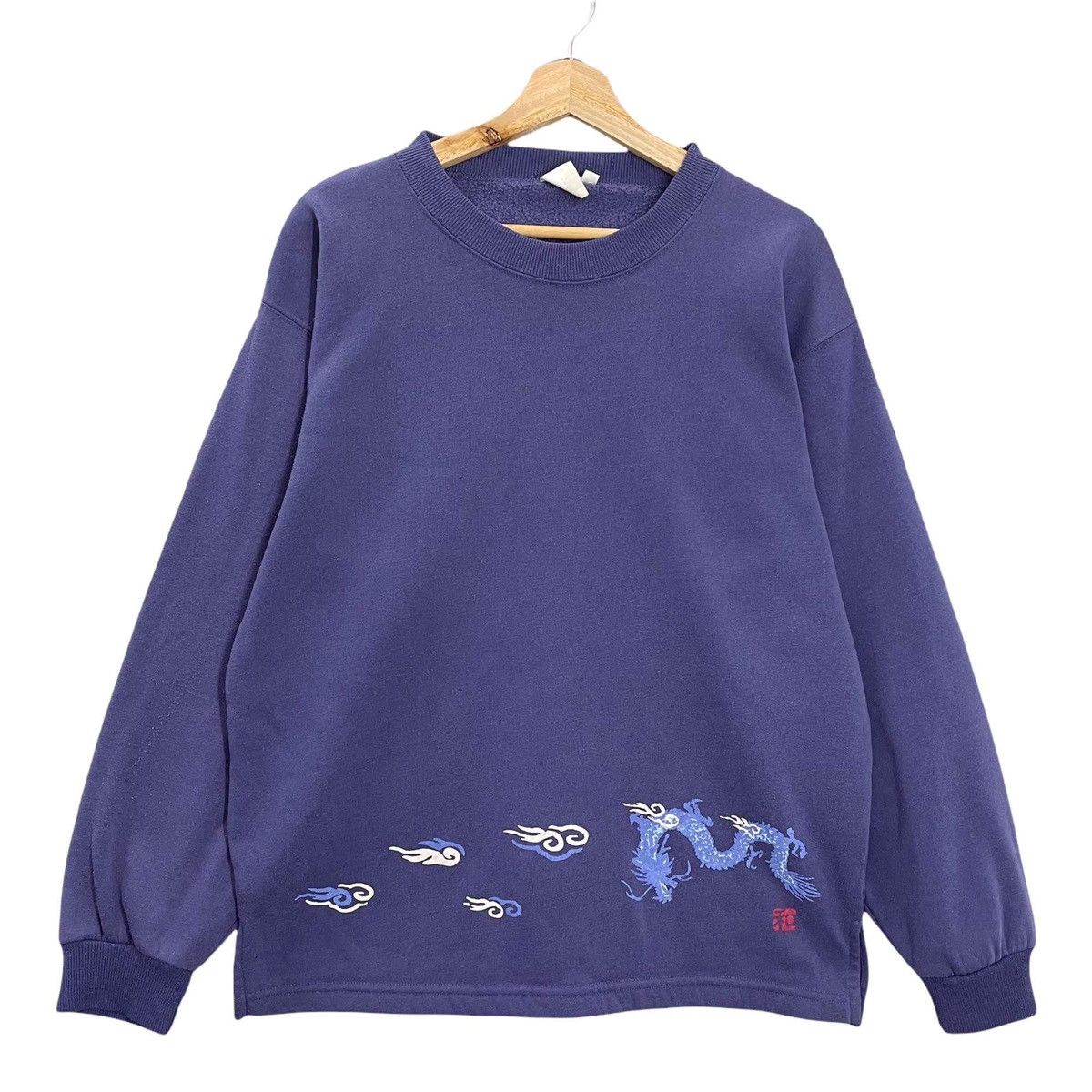 Japanese Brand New York Legendary Dragon Logo Sweatshirt Size M Size US M / EU 48-50 / 2 - 1 Thumbnail