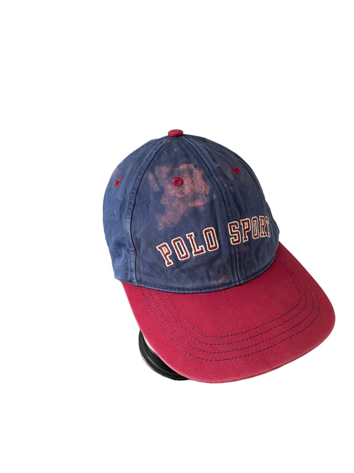 Polo Ralph Lauren Vintage Sunfaded Polo Sport 01 Cap Design Acid wash Size ONE SIZE - 7 Thumbnail