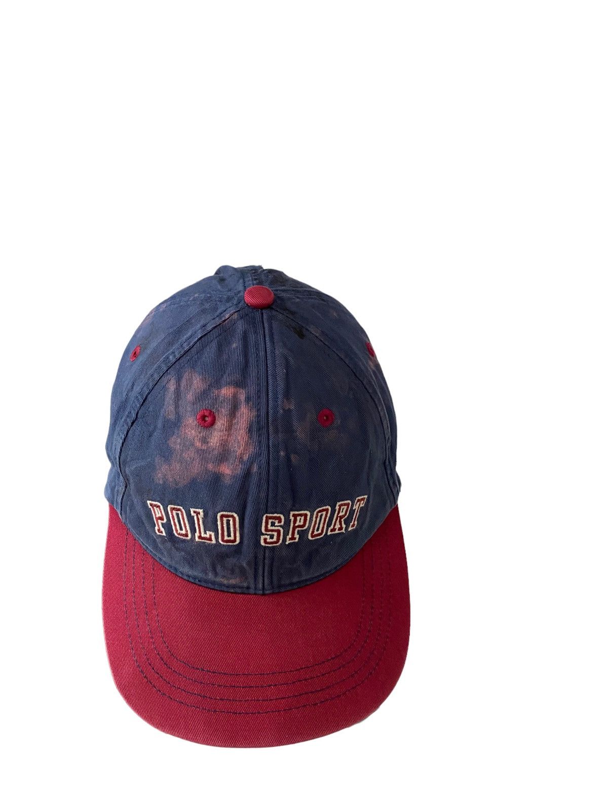 Polo Ralph Lauren Vintage Sunfaded Polo Sport 01 Cap Design Acid wash Size ONE SIZE - 8 Thumbnail