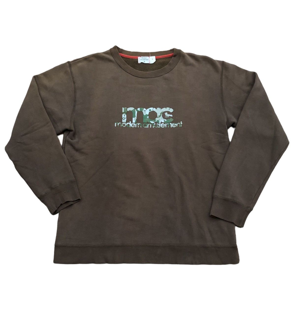 Japanese Brand × Modern Amusement Vintage Sunfaded Modern Amusement Sweatshirt Size US L / EU 52-54 / 3 - 1 Thumbnail