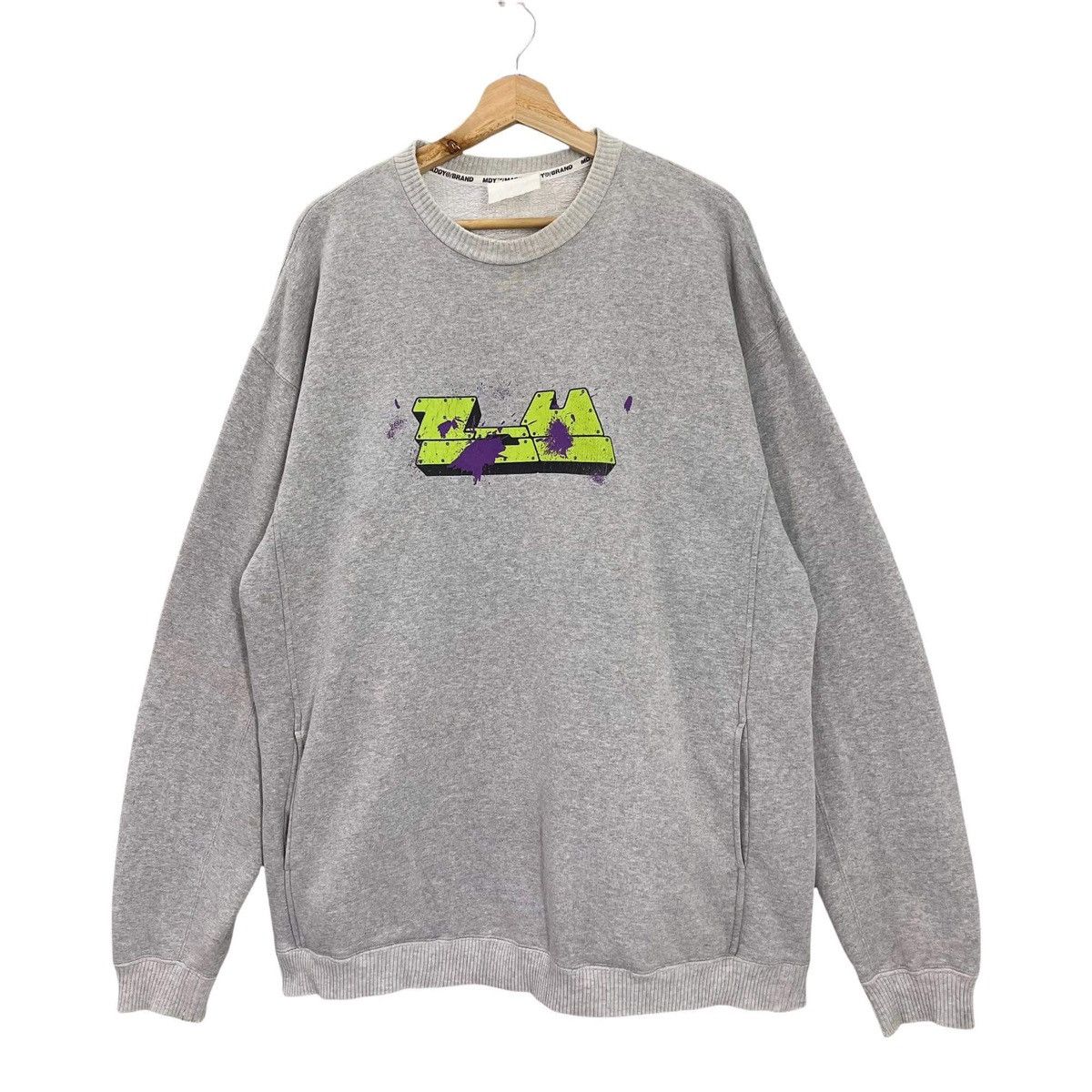 Japanese Brand × Vintage Mackdaddy Big Logo Printed Crewneck Sweatshirt Size L Size US L / EU 52-54 / 3 - 3 Thumbnail