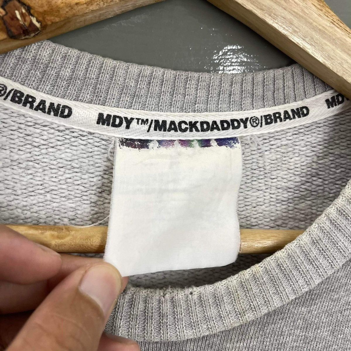 Japanese Brand × Vintage Mackdaddy Big Logo Printed Crewneck Sweatshirt Size L Size US L / EU 52-54 / 3 - 8 Thumbnail