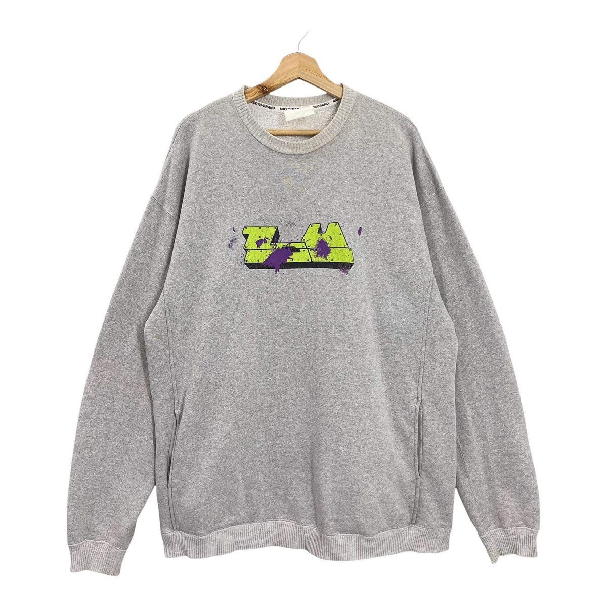 Japanese Brand × Vintage Mackdaddy Big Logo Printed Crewneck Sweatshirt Size L Size US L / EU 52-54 / 3 - 1 Thumbnail
