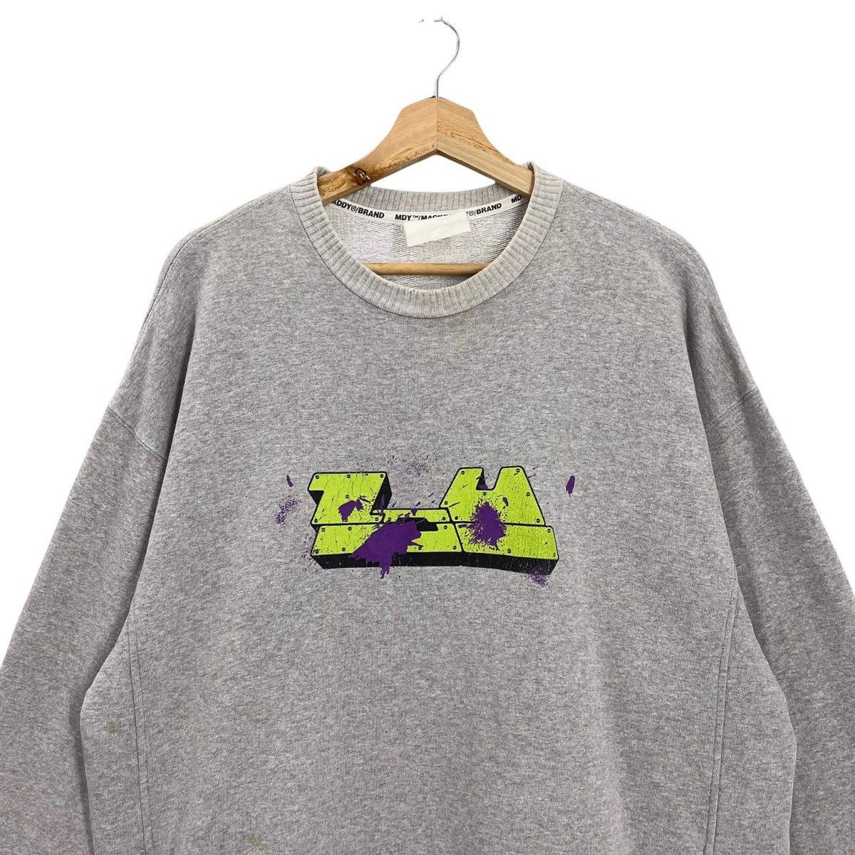 Japanese Brand × Vintage Mackdaddy Big Logo Printed Crewneck Sweatshirt Size L Size US L / EU 52-54 / 3 - 4 Thumbnail