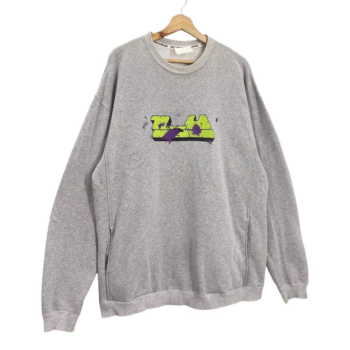 Japanese Brand × Vintage Mackdaddy Big Logo Printed Crewneck Sweatshirt Size L Size US L / EU 52-54 / 3 - 2 Thumbnail