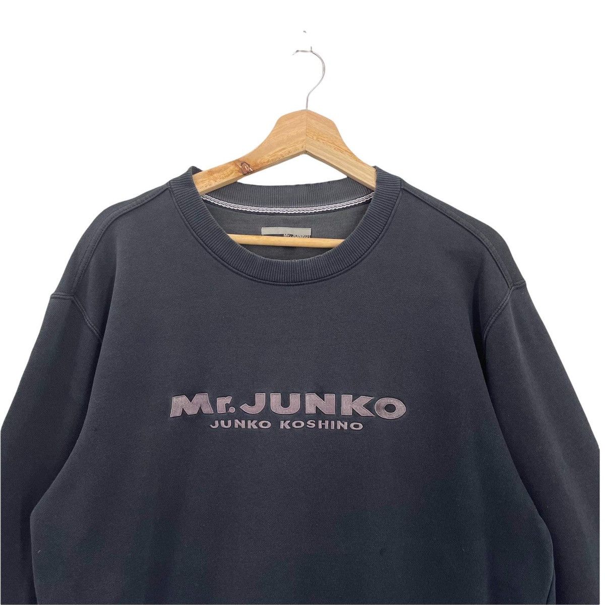 Michiko Koshino London Vintage 90’s Mr.Junko Big Logo Crewneck Sweatshirt Size L Size US L / EU 52-54 / 3 - 4 Thumbnail