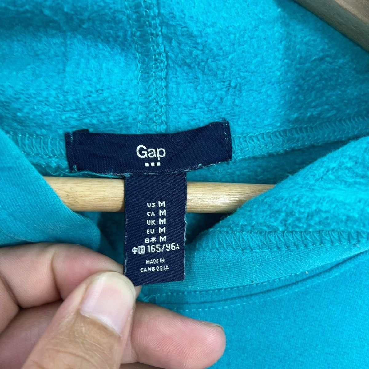Gap × Vintage Gap Pullover Embroided Big Logo Hoodie Size S Size US S / EU 44-46 / 1 - 7 Thumbnail