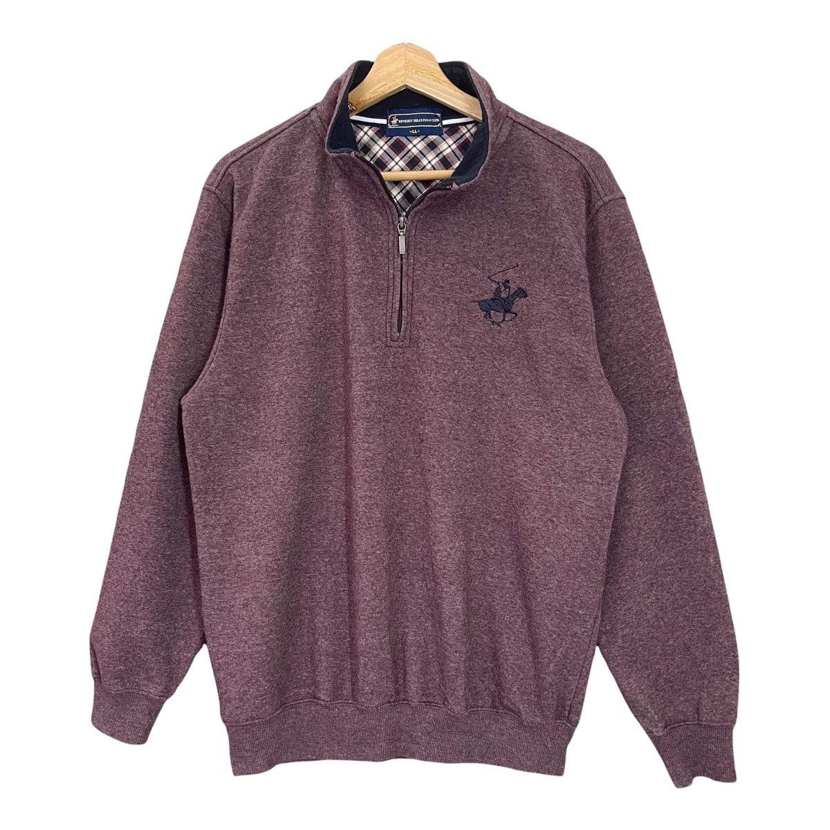 Beverly Hills Polo Club Vintage 90’s Beverly Hills Polo Club Halfzip Sweatshirt Size US M / EU 48-50 / 2 - 3 Thumbnail