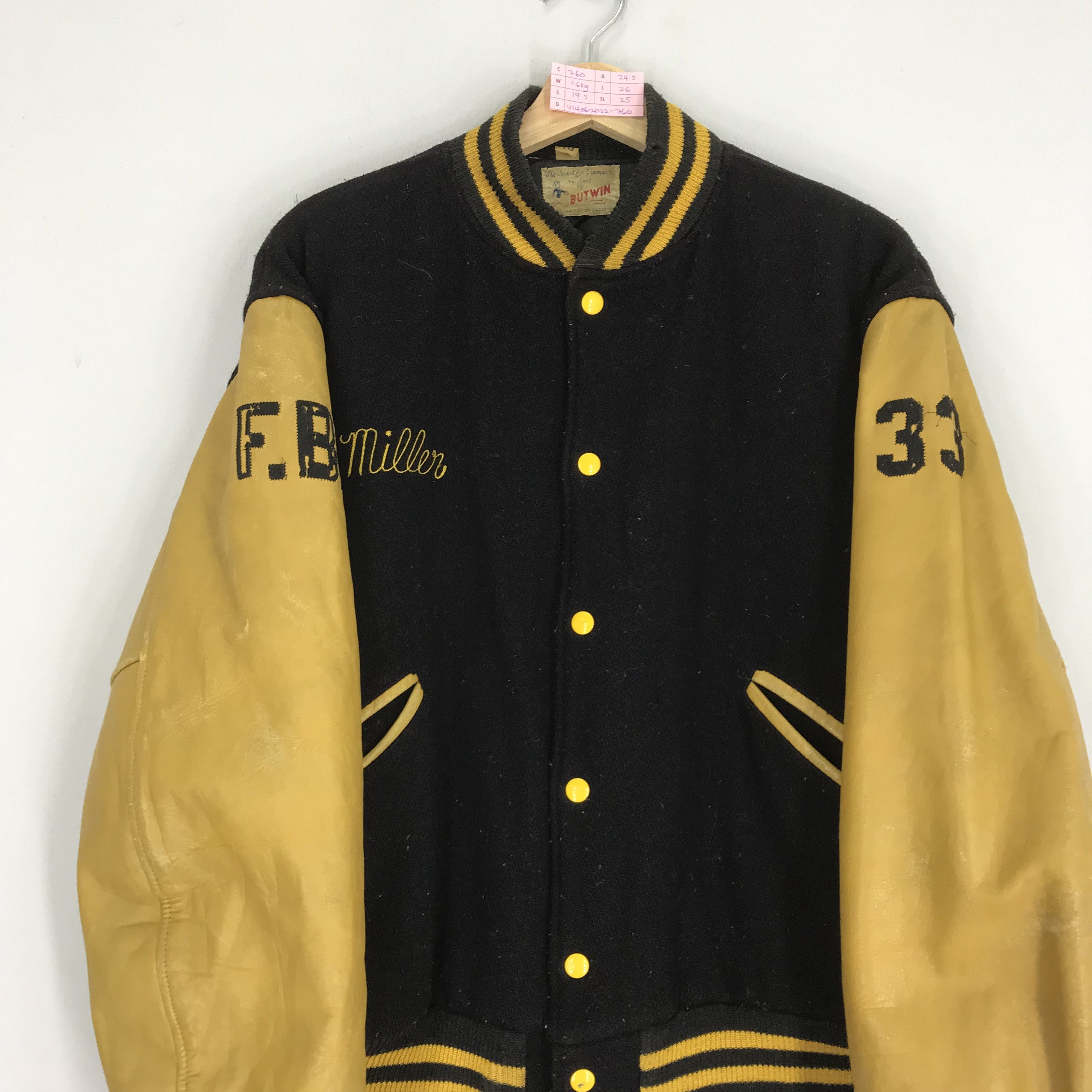 Other Vintage 80s Butwin Moorestown for Champion Varsity Jacket Size US L / EU 52-54 / 3 - 4 Thumbnail