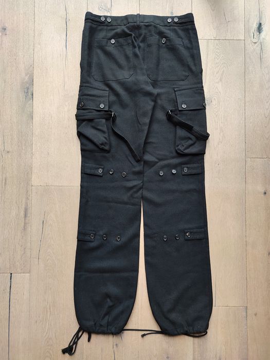 Ann Demeulemeester Wool Bondage Tactical Cargo Pants | Grailed