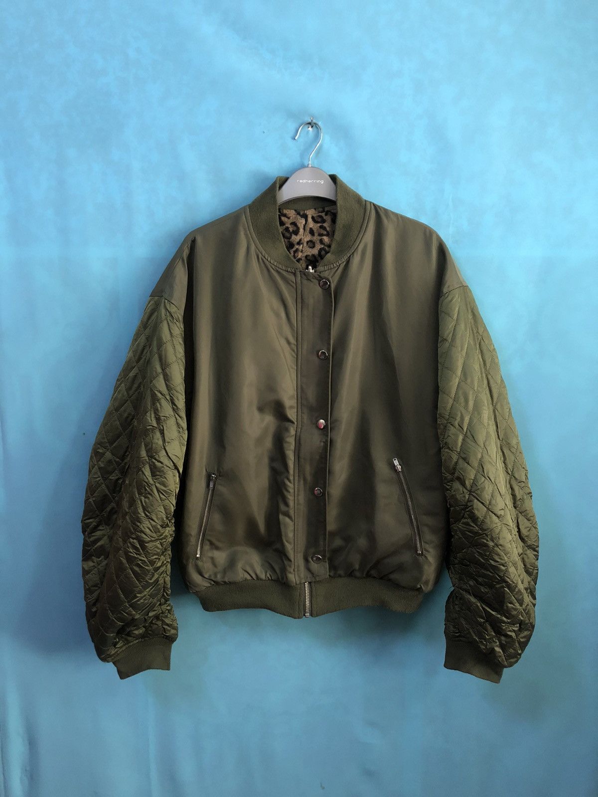 Other AW19 kawi jamele ma-1 leopard army #A6 Size US L / EU 52-54 / 3 - 4 Thumbnail