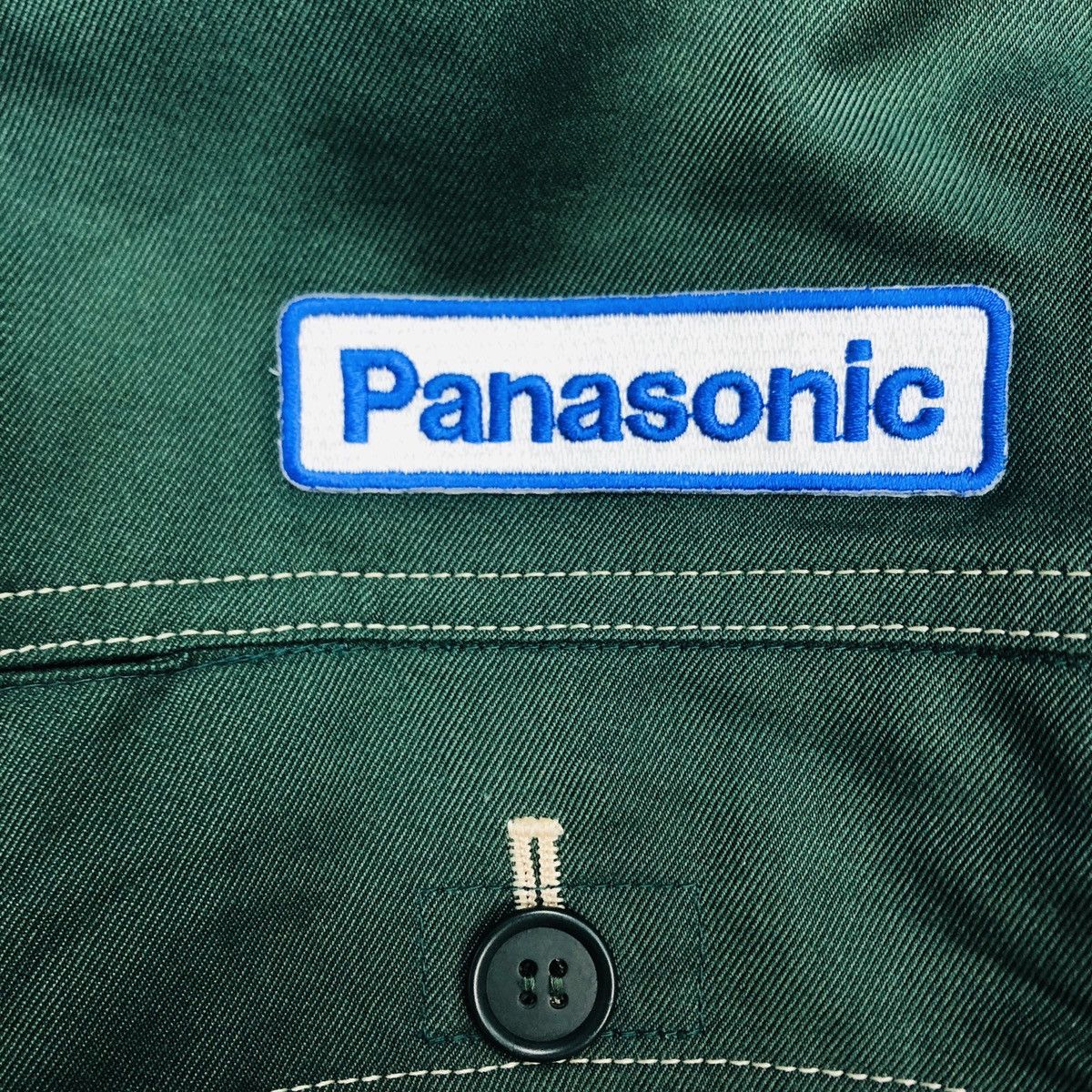 Vintage Vtg PANASONIC Zip Up Jacket Workwear Size US L / EU 52-54 / 3 - 8 Thumbnail
