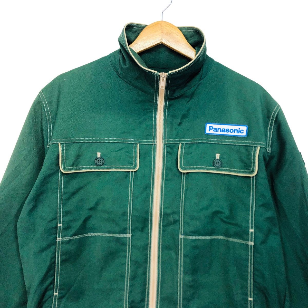 Vintage Vtg PANASONIC Zip Up Jacket Workwear Size US L / EU 52-54 / 3 - 2 Thumbnail