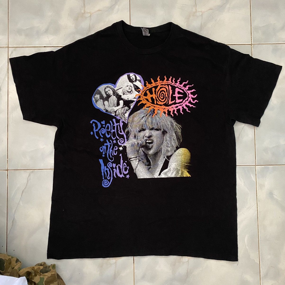 Alternative Band Tees Nirvana HOLE BAND COURTNEY LOVE T SHIRT Grailed