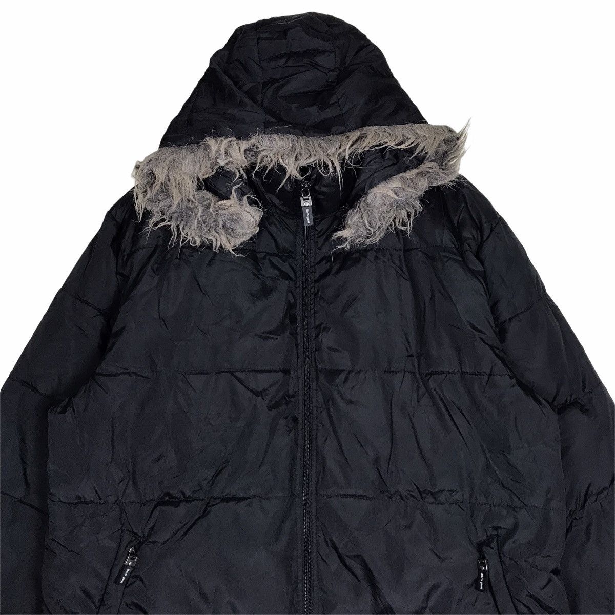 BARN GARD Fur Hoodie Puffer Down Jacket