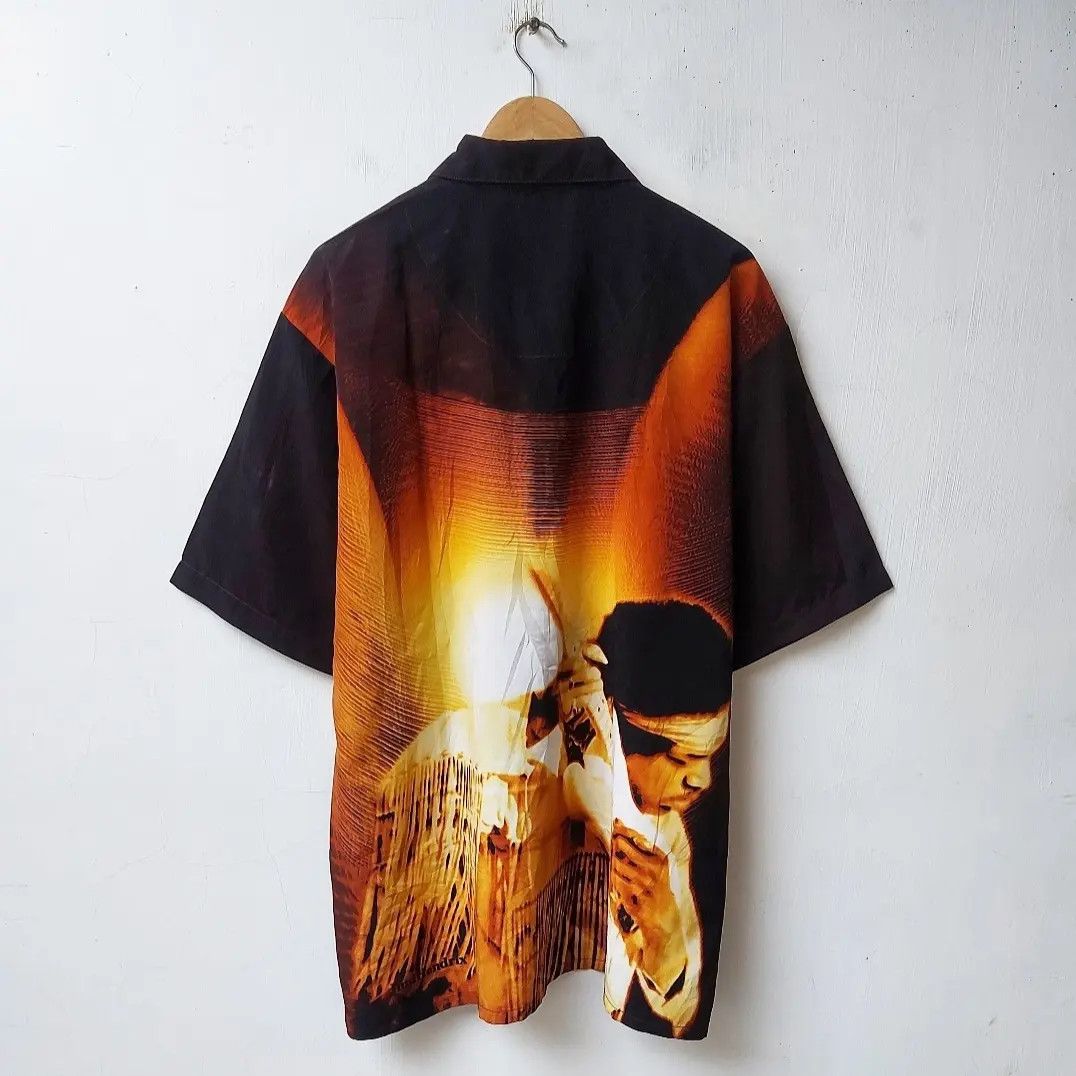Band Tees × Jimi Hendrix × Vintage Vintage 90's Jimi Hendrix Dragonfly Button Shirt Size US XL / EU 56 / 4 - 2 Thumbnail