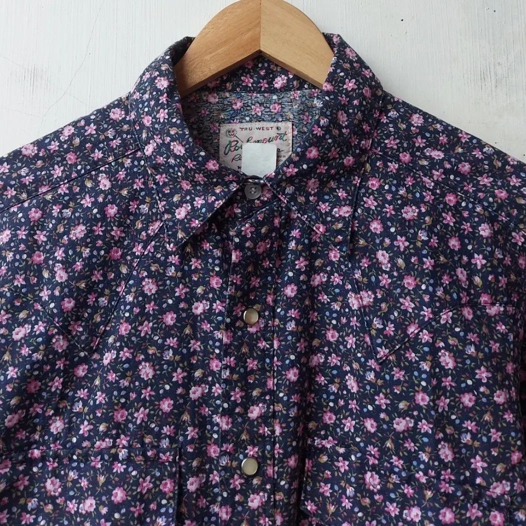 Rockmount Ranch Wear × Vintage Vintage Rockmount Floral Shirt Size US M / EU 48-50 / 2 - 3 Thumbnail