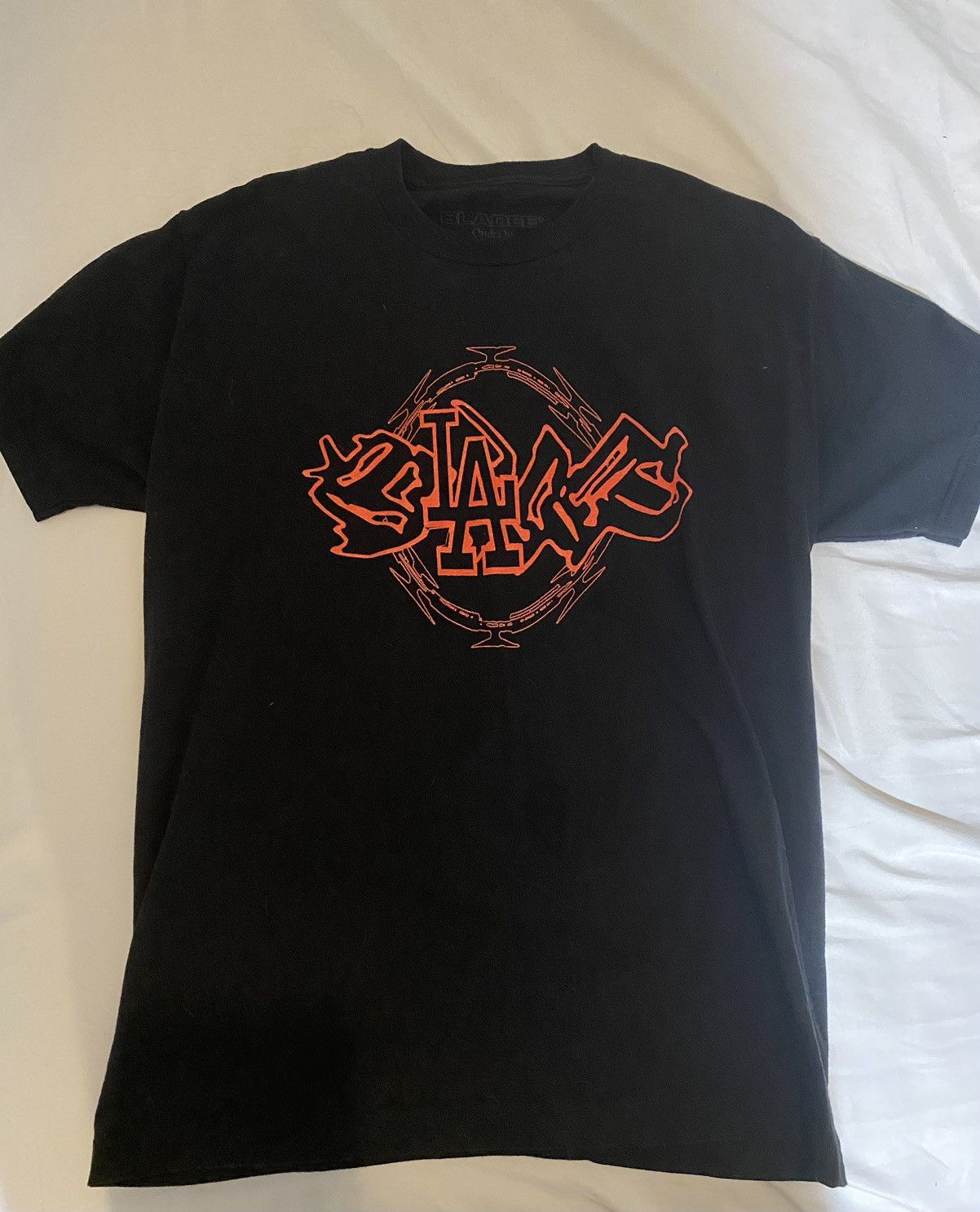 Drain Gang × Sad Boys × Sad Boys Sbe Merch Bladee Razorwire Tee | Grailed