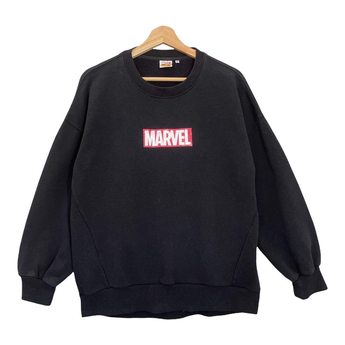 Japanese Brand × Marvel Comics Marvel Crewneck Big Logo Sweatshirt Size M Size US M / EU 48-50 / 2 - 1 Thumbnail