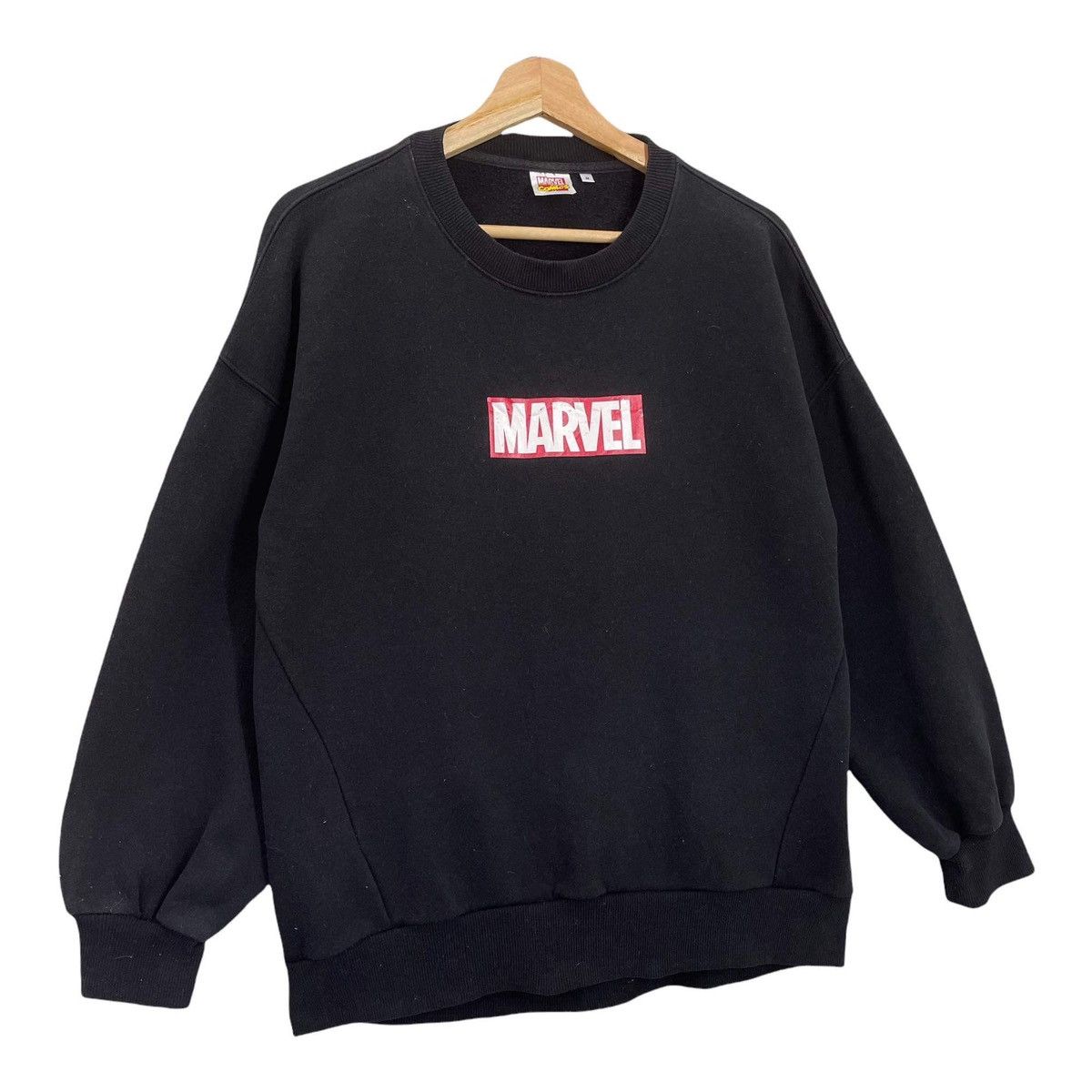 Japanese Brand × Marvel Comics Marvel Crewneck Big Logo Sweatshirt Size M Size US M / EU 48-50 / 2 - 2 Thumbnail
