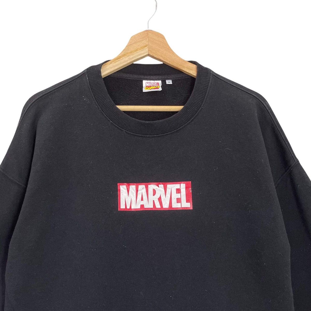 Japanese Brand × Marvel Comics Marvel Crewneck Big Logo Sweatshirt Size M Size US M / EU 48-50 / 2 - 4 Thumbnail