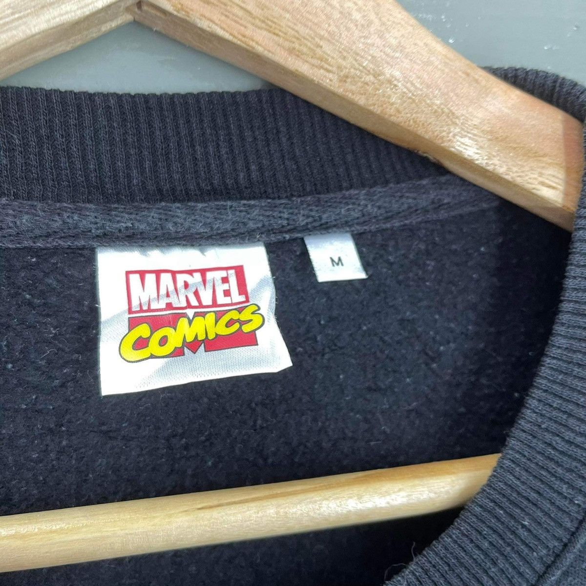 Japanese Brand × Marvel Comics Marvel Crewneck Big Logo Sweatshirt Size M Size US M / EU 48-50 / 2 - 8 Thumbnail