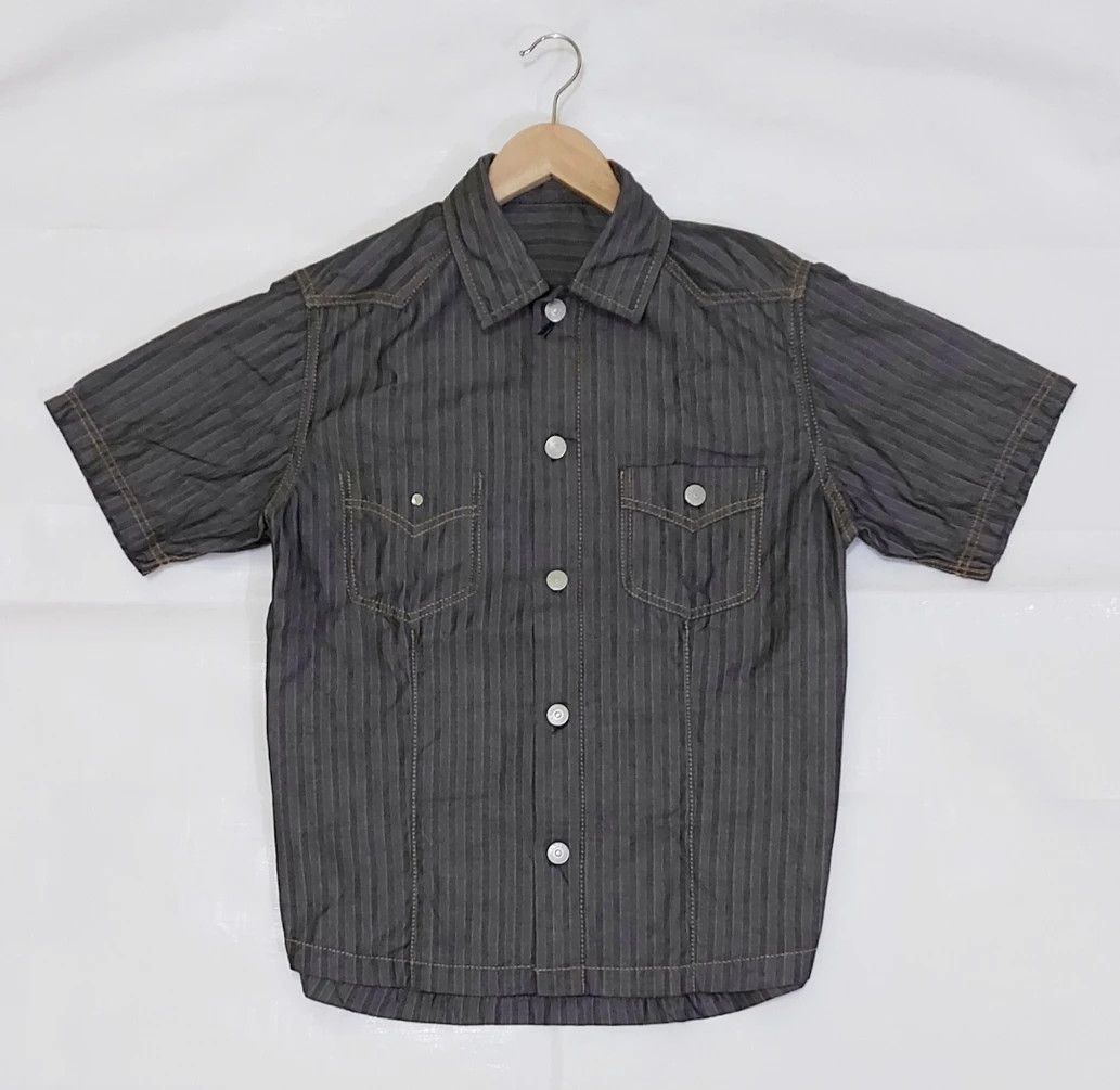 Japanese Brand × Tete Homme × Vintage Tete Homme Work Shirt Size US M / EU 48-50 / 2 - 1 Thumbnail