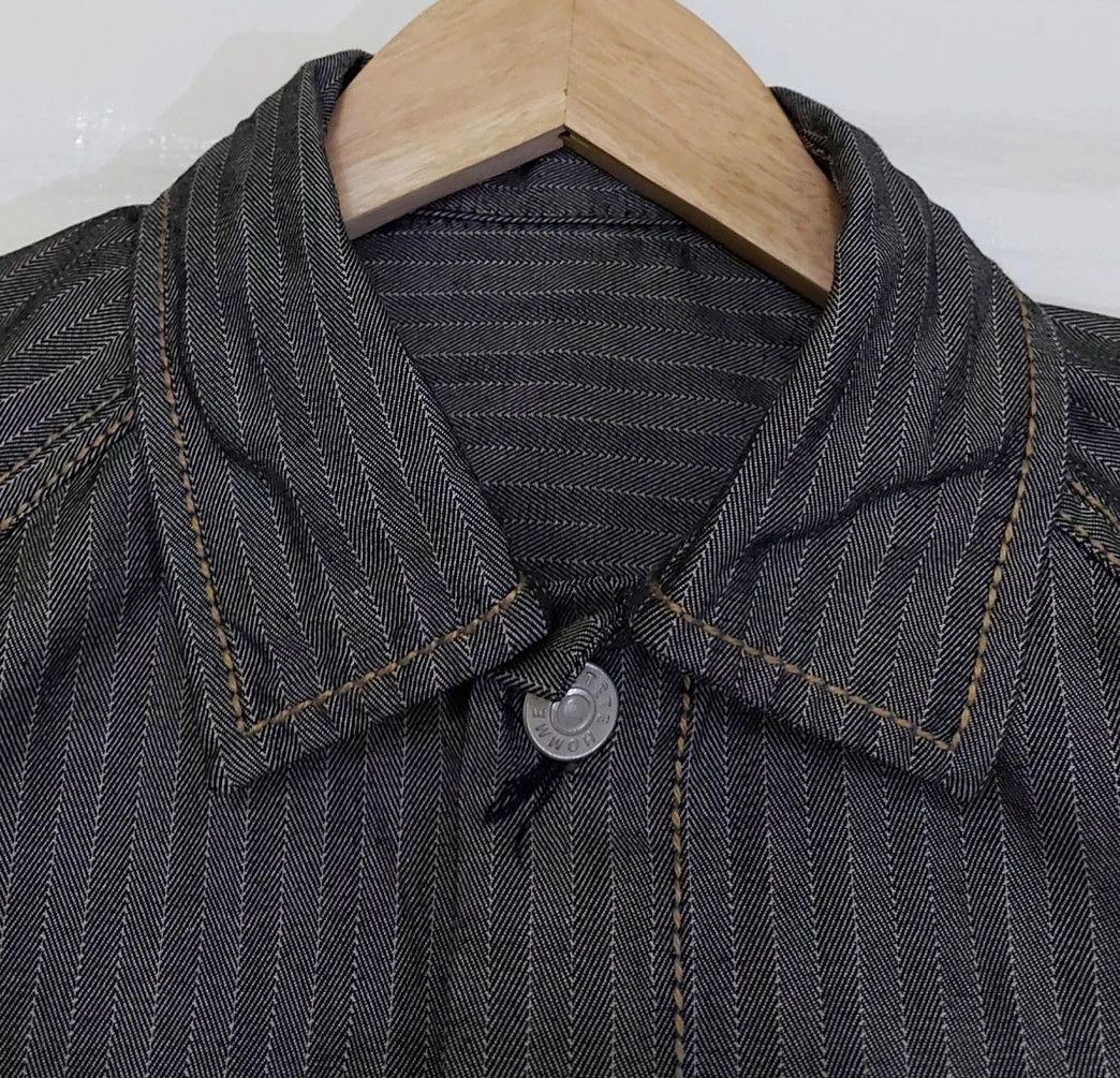 Japanese Brand × Tete Homme × Vintage Tete Homme Work Shirt Size US M / EU 48-50 / 2 - 5 Thumbnail