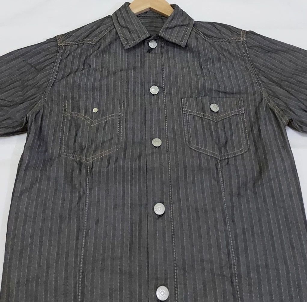 Japanese Brand × Tete Homme × Vintage Tete Homme Work Shirt Size US M / EU 48-50 / 2 - 3 Thumbnail