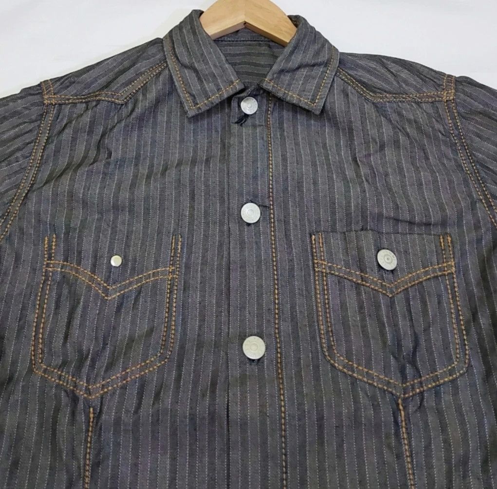 Japanese Brand × Tete Homme × Vintage Tete Homme Work Shirt Size US M / EU 48-50 / 2 - 4 Thumbnail