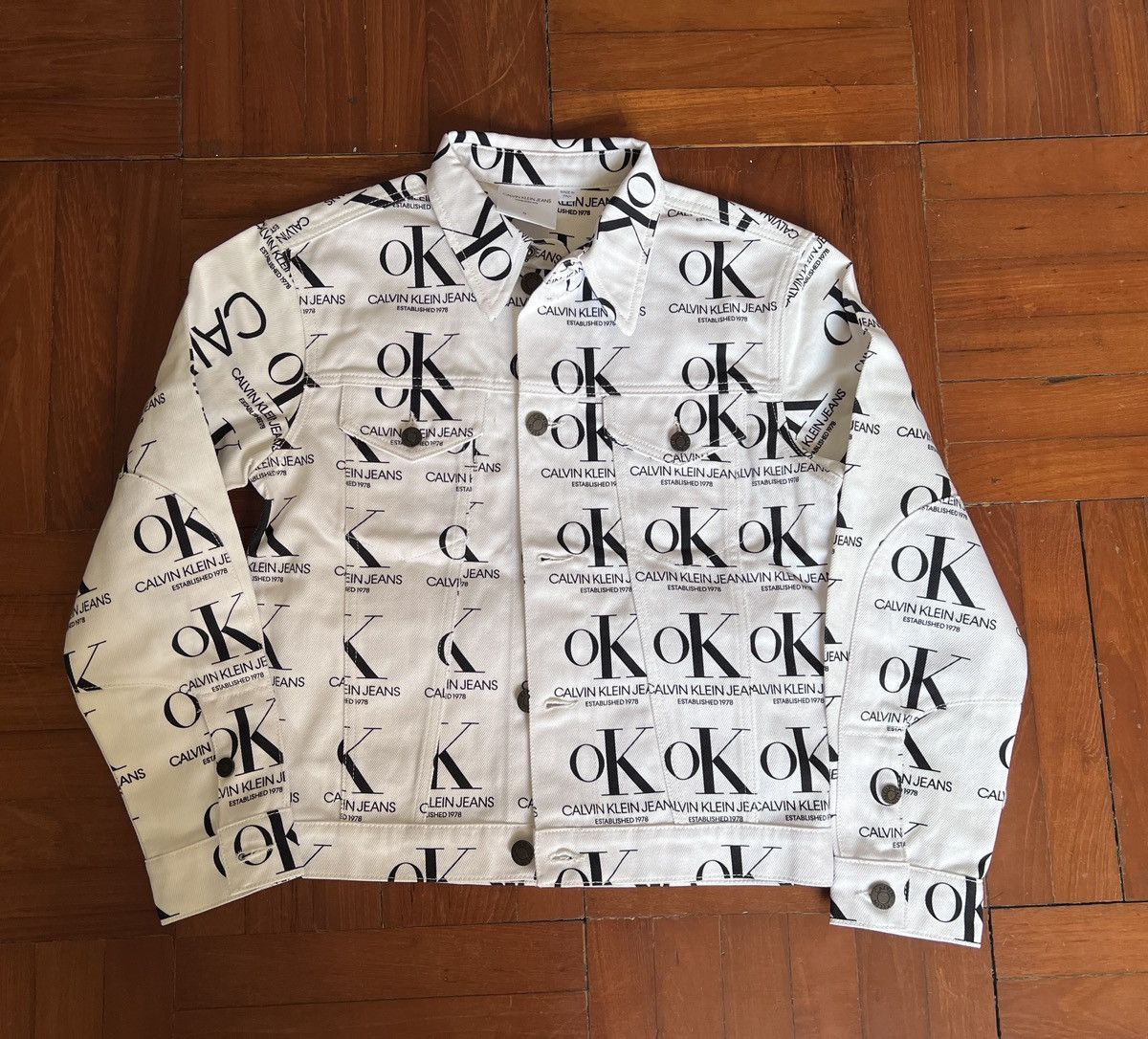 Calvin Klein Jeans monogram denim jacket