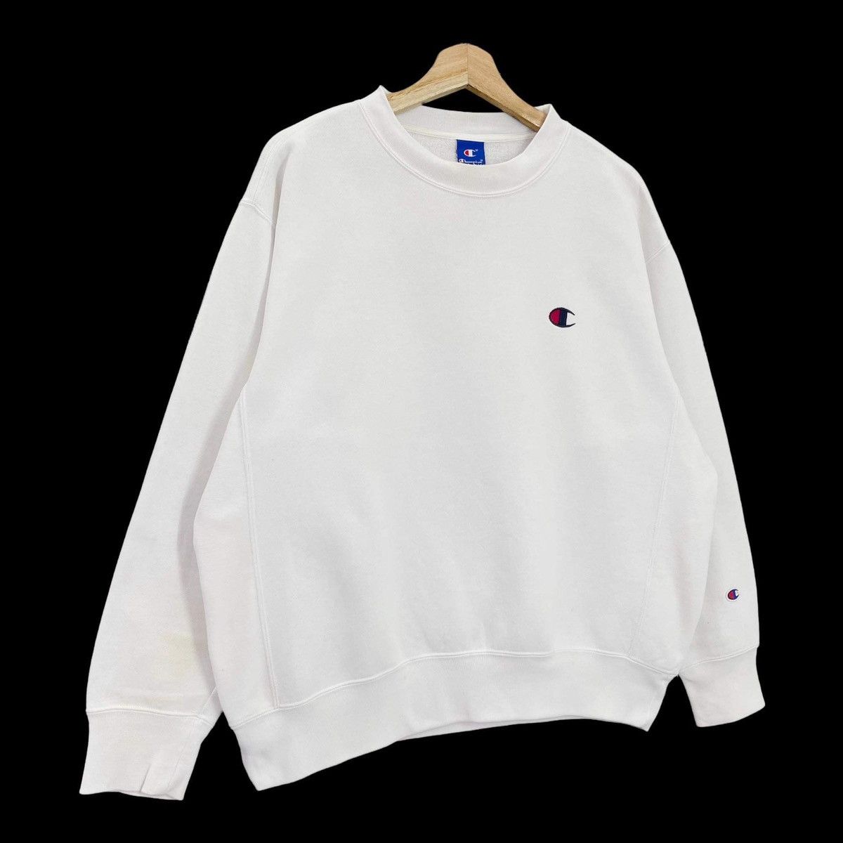 Champion 90s Champion Small Logo Sweatshirt Baggy Size L Size US L / EU 52-54 / 3 - 2 Thumbnail