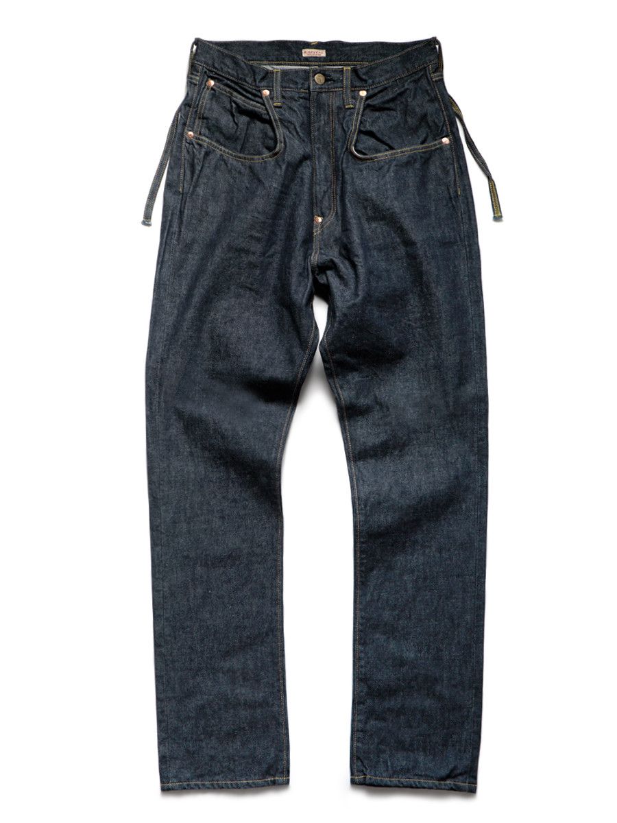 image of Kapital 14Oz Denim Apple Man Pants in Indigo, Men's (Size 38)