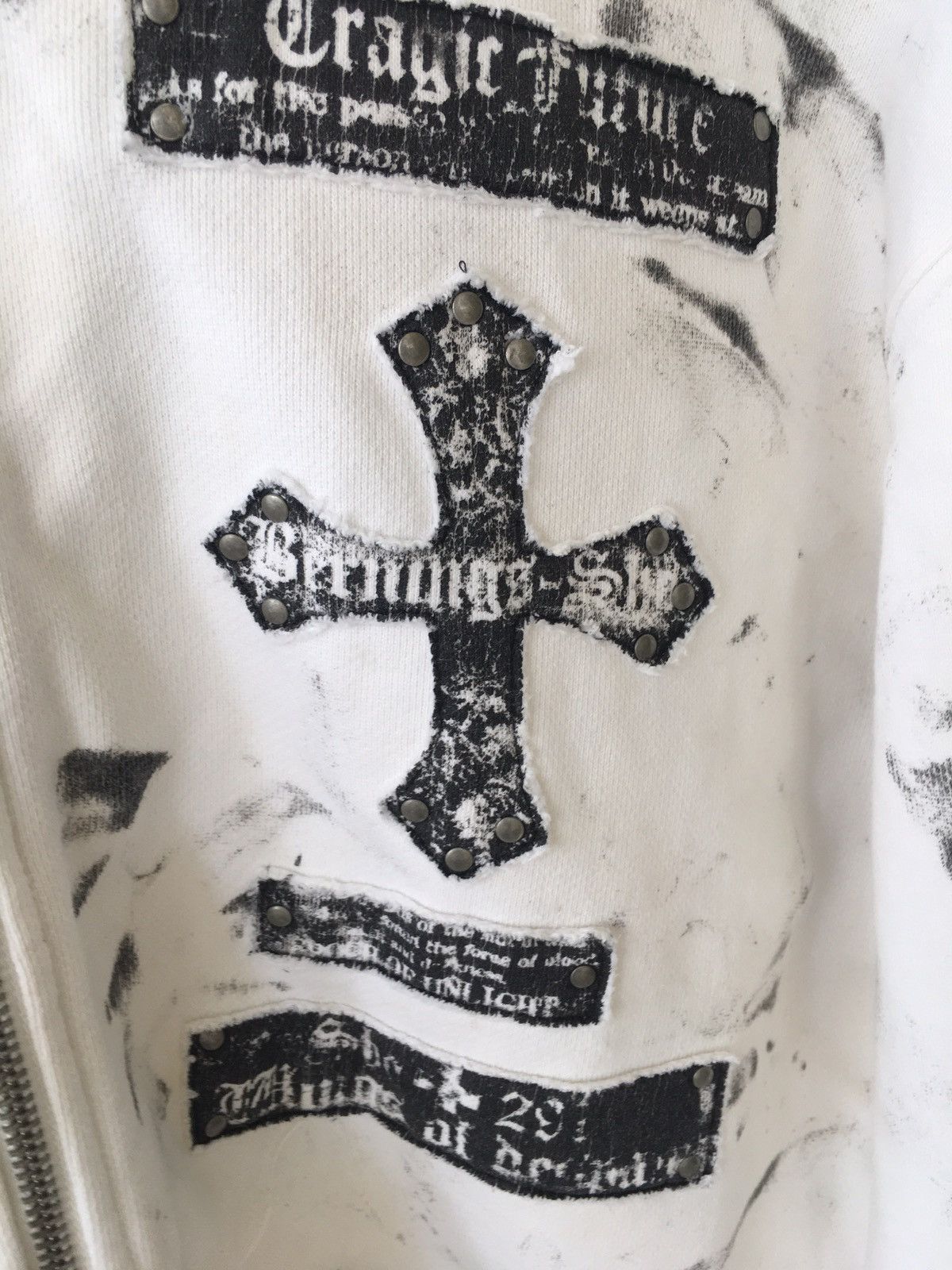 Japanese Brand × Seditionaries Rare ! Bernings Sho Punk Zipper Hoodie Size US M / EU 48-50 / 2 - 5 Thumbnail