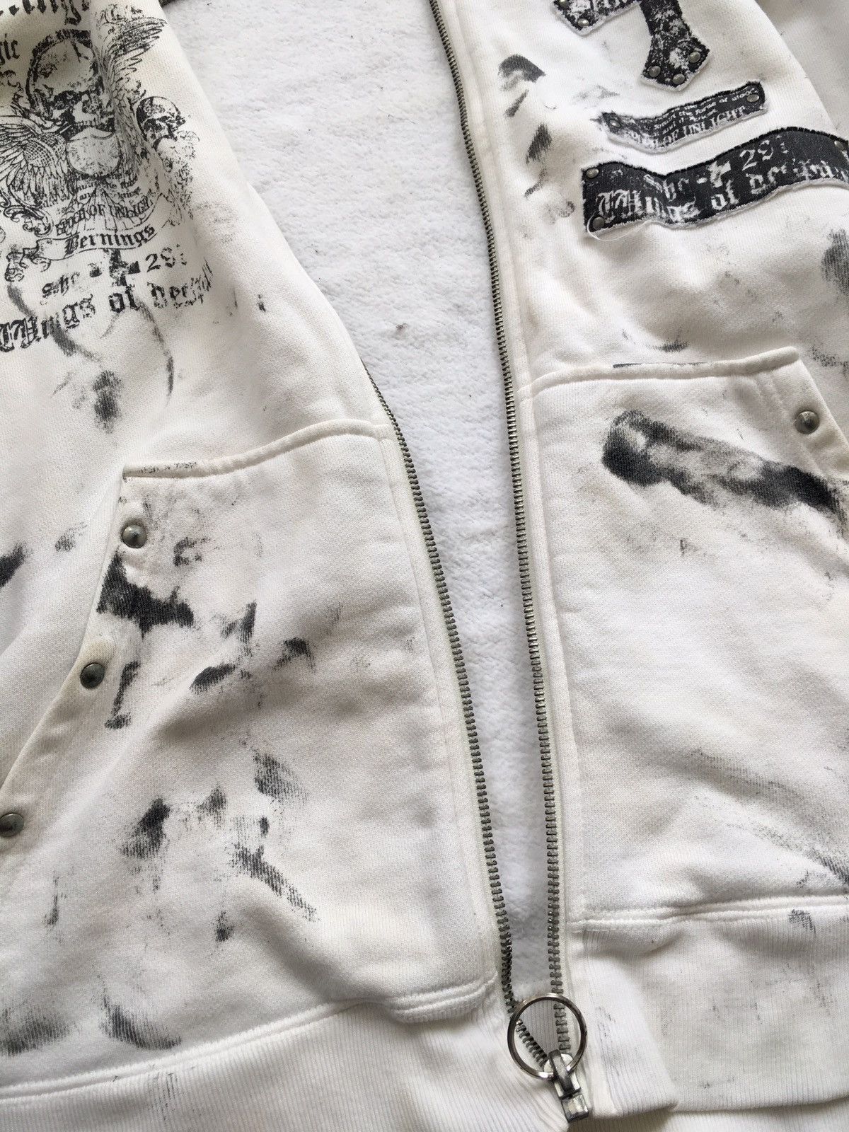 Japanese Brand × Seditionaries Rare ! Bernings Sho Punk Zipper Hoodie Size US M / EU 48-50 / 2 - 19 Thumbnail