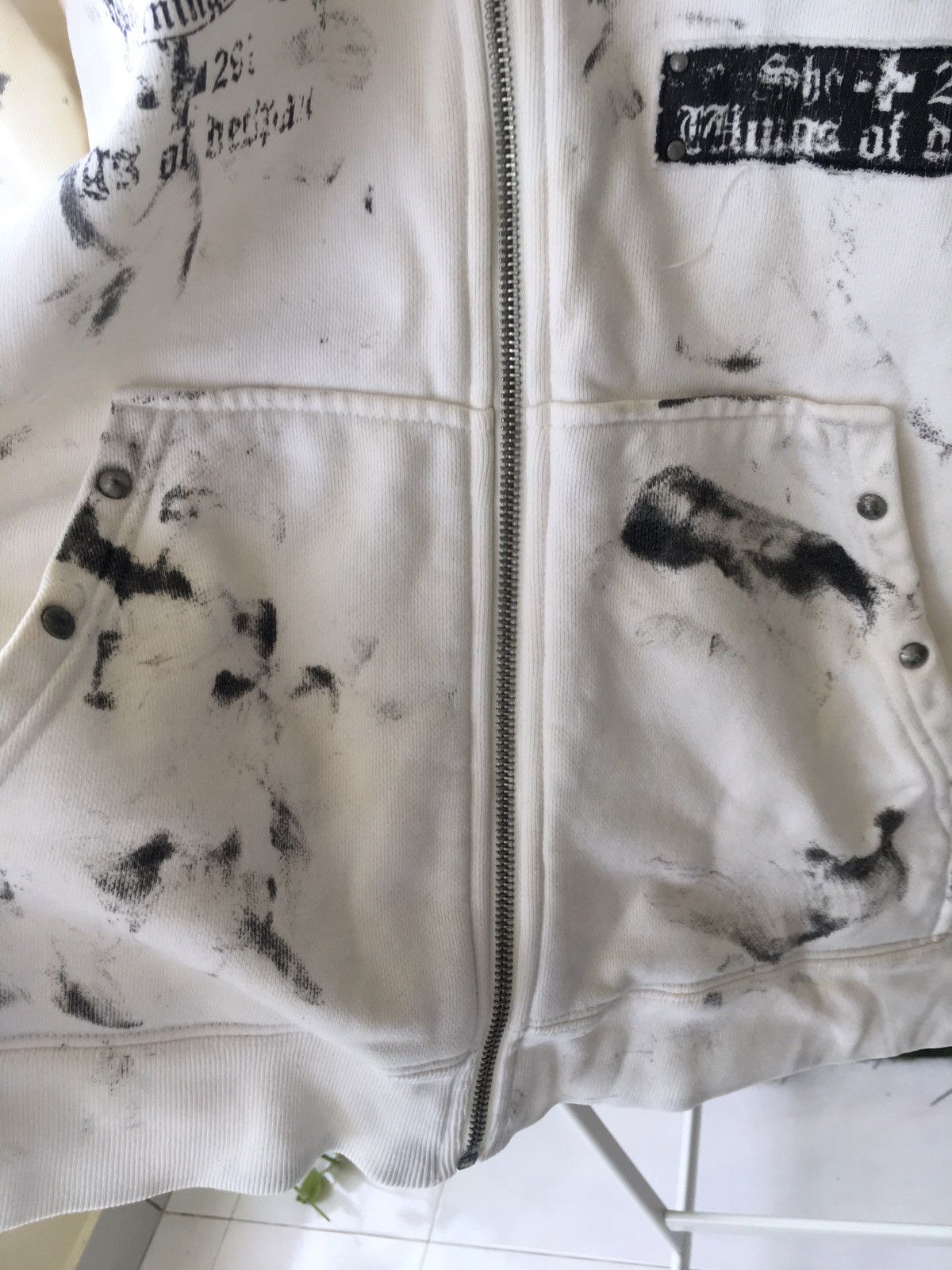 Japanese Brand × Seditionaries Rare ! Bernings Sho Punk Zipper Hoodie Size US M / EU 48-50 / 2 - 6 Thumbnail