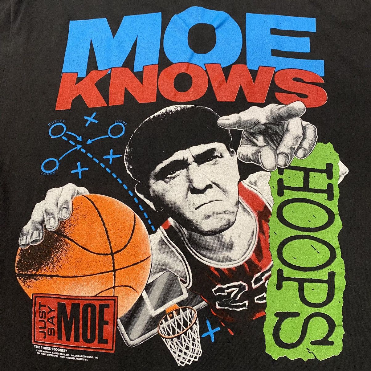 Changes × Vintage Vintage Three Stooges Tee Size US XL / EU 56 / 4 - 2 Thumbnail