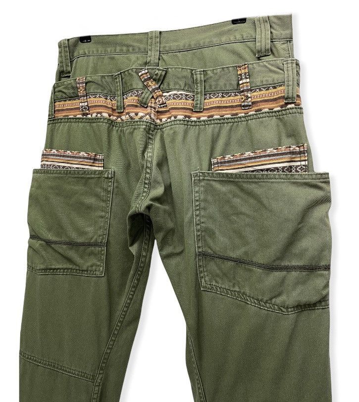 Japanese Brand DOPE🔥DOMINATE Double Waist Designer Handcrafted Japan Pants Size US 31 - 5 Thumbnail