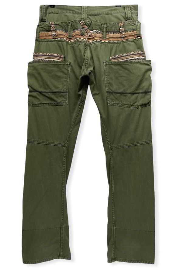Japanese Brand DOPE🔥DOMINATE Double Waist Designer Handcrafted Japan Pants Size US 31 - 4 Thumbnail