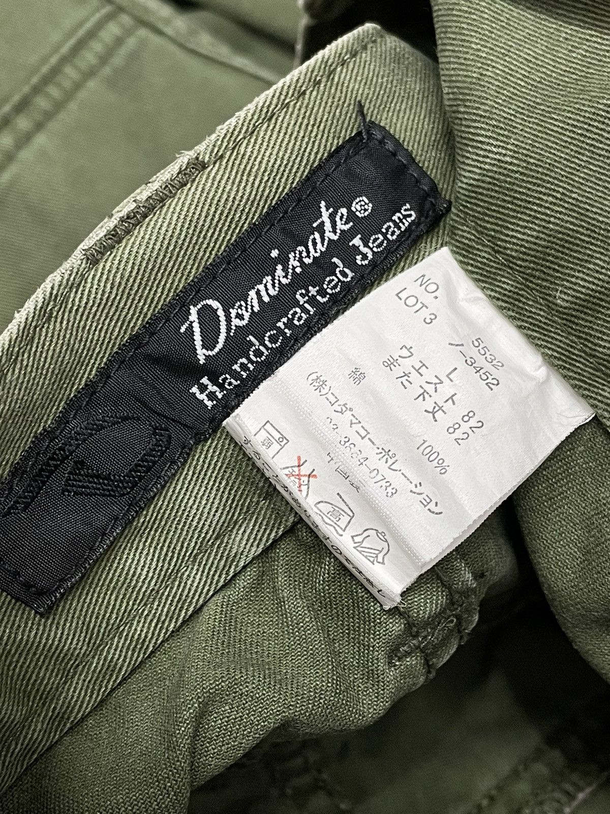 Japanese Brand DOPE🔥DOMINATE Double Waist Designer Handcrafted Japan Pants Size US 31 - 7 Thumbnail
