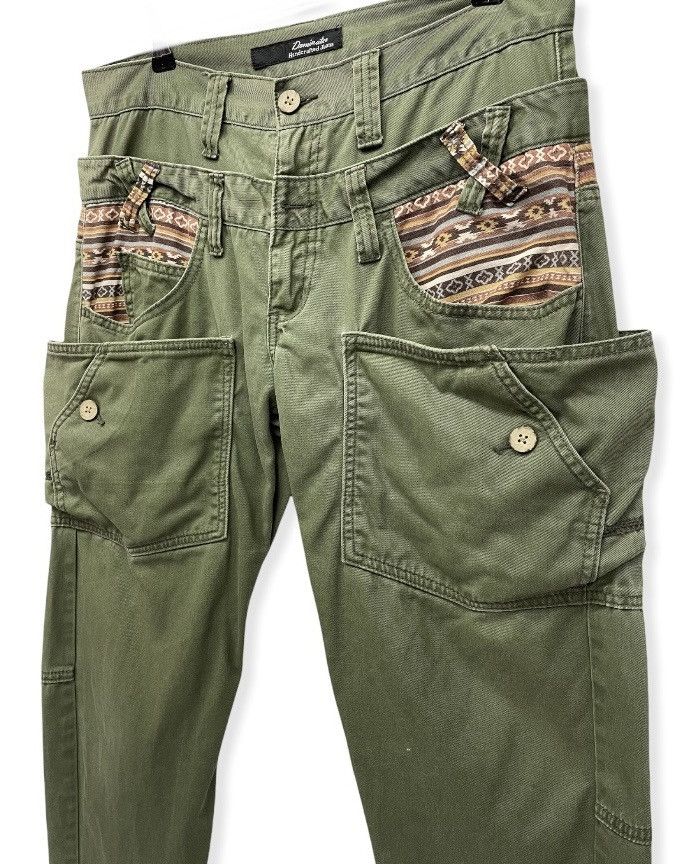 Japanese Brand DOPE🔥DOMINATE Double Waist Designer Handcrafted Japan Pants Size US 31 - 1 Thumbnail