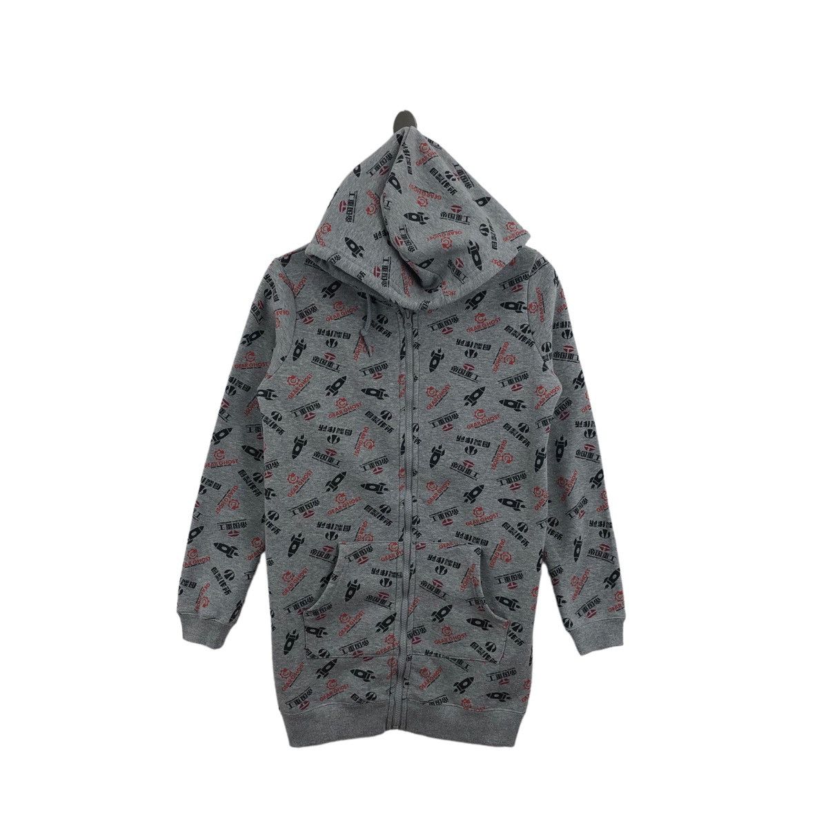 Anime × Vintage Pick!! Vtg ANIMA Fullprint Hoodie Sweater Size US M / EU 48-50 / 2 - 1 Thumbnail