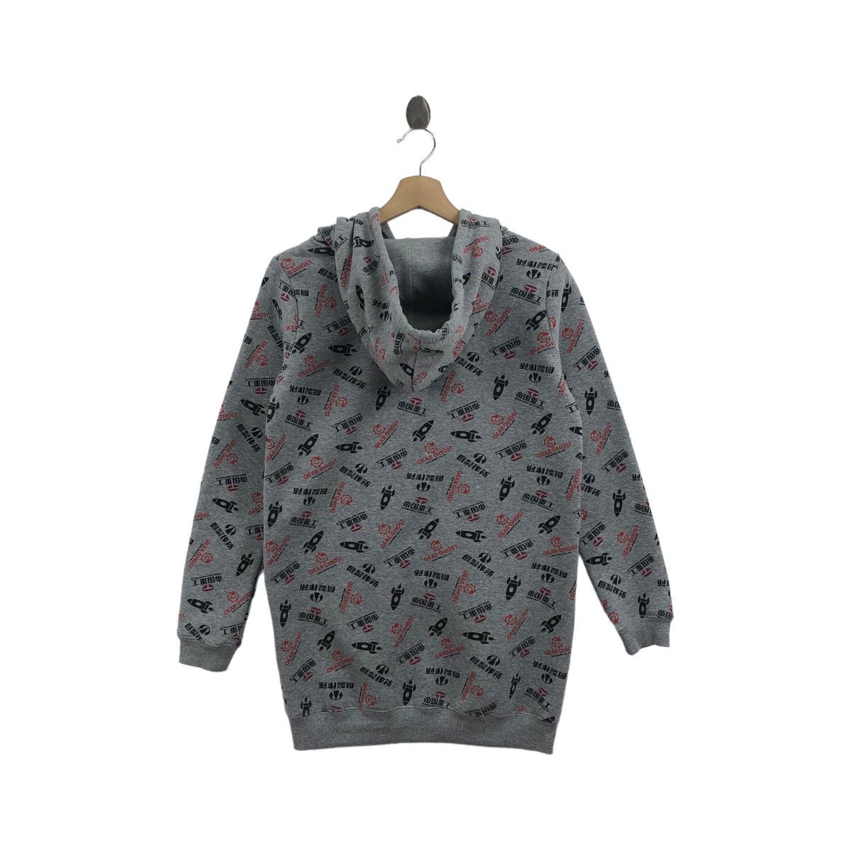 Anime × Vintage Pick!! Vtg ANIMA Fullprint Hoodie Sweater Size US M / EU 48-50 / 2 - 2 Thumbnail