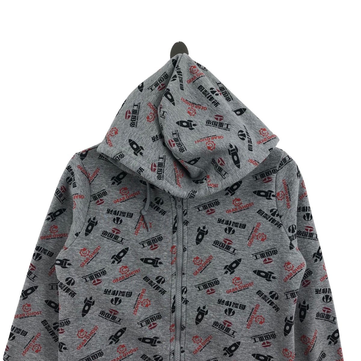 Anime × Vintage Pick!! Vtg ANIMA Fullprint Hoodie Sweater Size US M / EU 48-50 / 2 - 7 Thumbnail