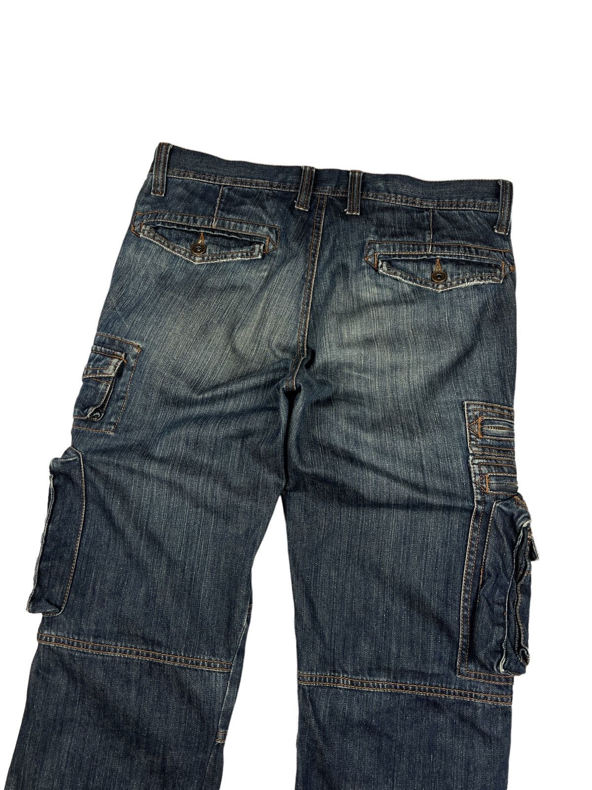 Japanese Brand ABX 🇯🇵 Multipocket Tactical Denim Cargo Pants Size US 34 / EU 50 - 9 Thumbnail